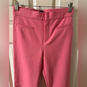 Zara pink summer Women pants straight Medium NWT